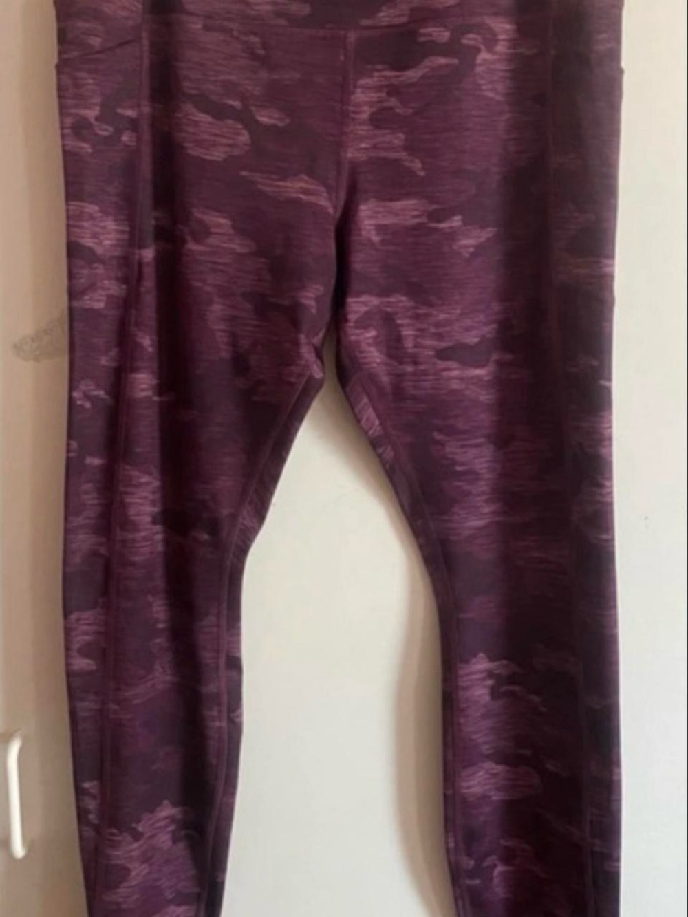 Avia Purple Leggings w/camo prints